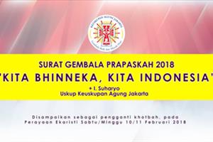 Surat Gembala Prapaskah 2018